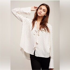 FREE PEOPLE | “New World Dotted” Blouse